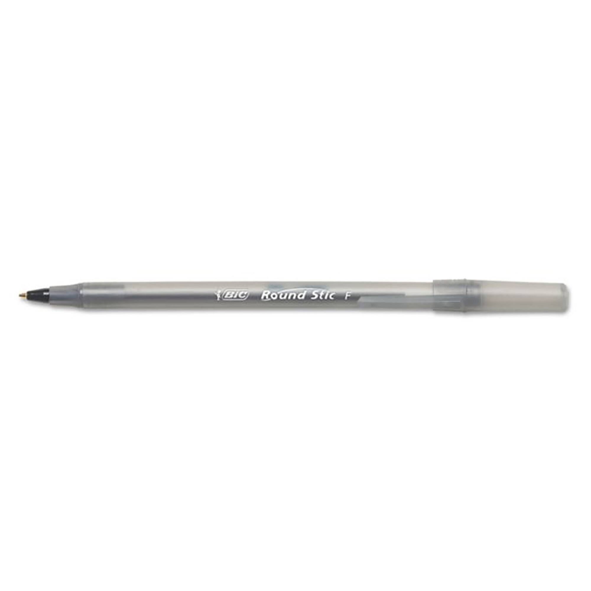 BIC® Round Stic® Xtra Life Black Ball Pens, 2 Packs of 60